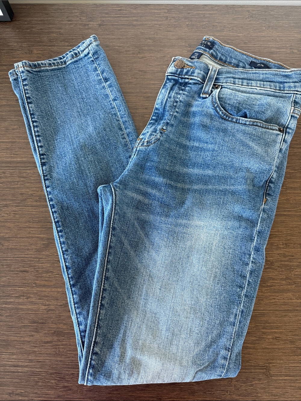 J. Crew Washed Blue Skinny Jeans Size 30